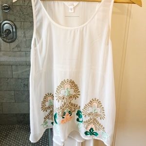 Sun and Shadow Sheer Tank